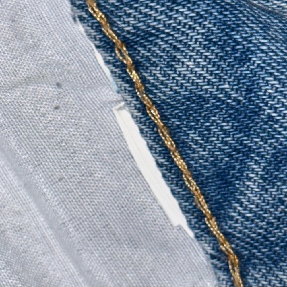 Zara Cropped Wide Leg Jeans high rise blue - Picture 8 of 12